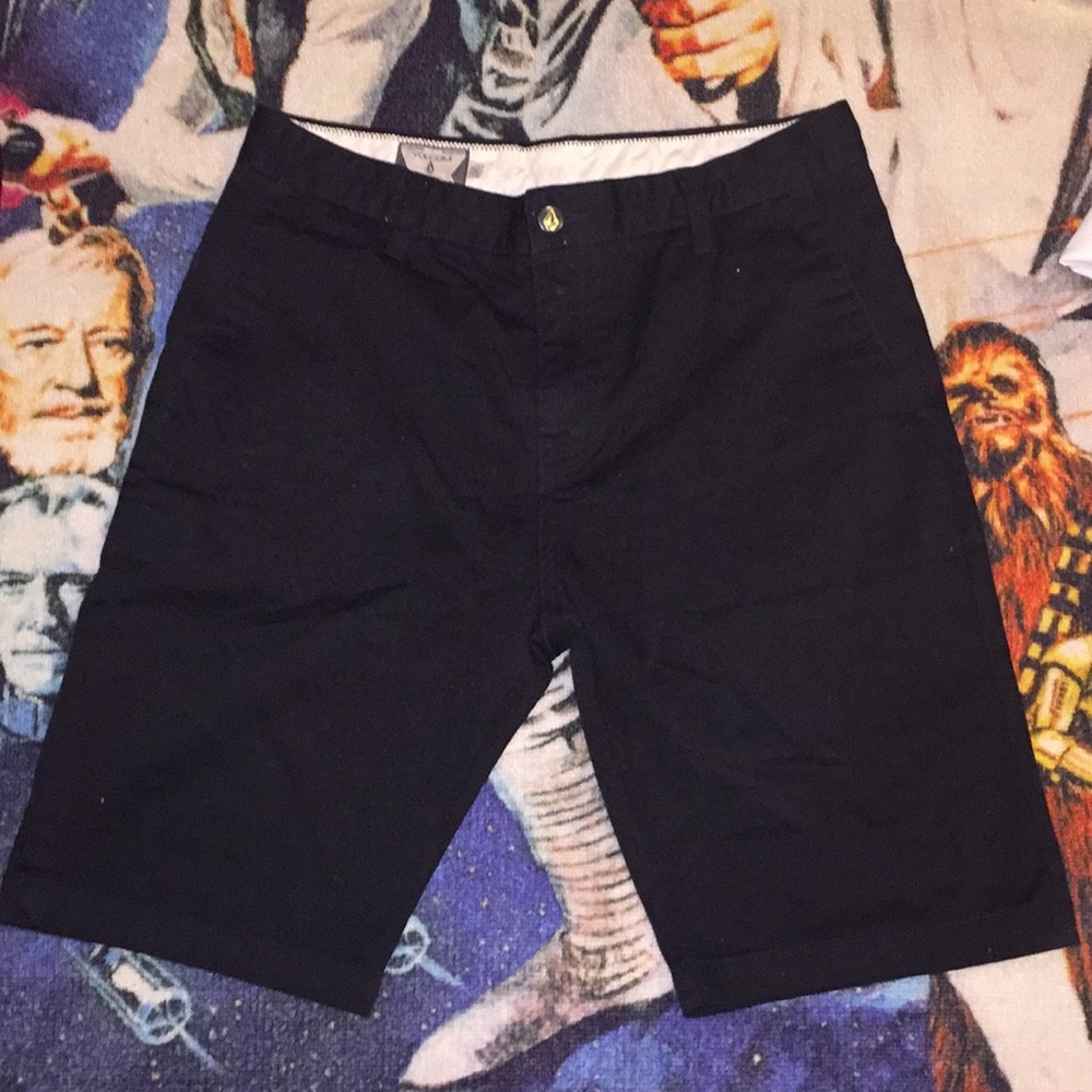 Black Volcom shorts